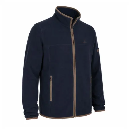 Blouson polaire épais 350 g/m² 4 poches bleu marine S-4XL