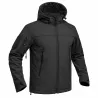 Veste Softshell Homme Noire Résistante & Confortable