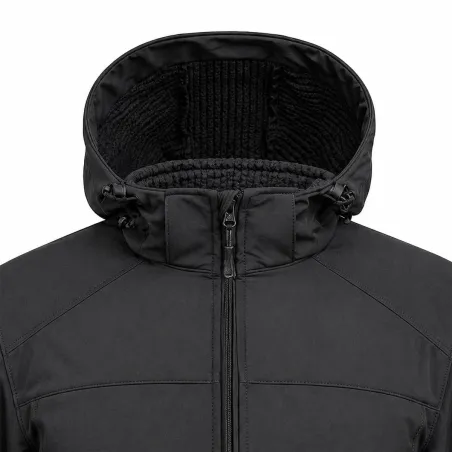 Veste Softshell Homme Noire Résistante & Confortable
