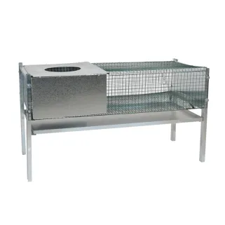 Cage d'élevage pour poussins et cailles 101x46x56 cm