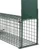 Cage à renard ultra-résistante 140x35cm pour prédateurs 13kg