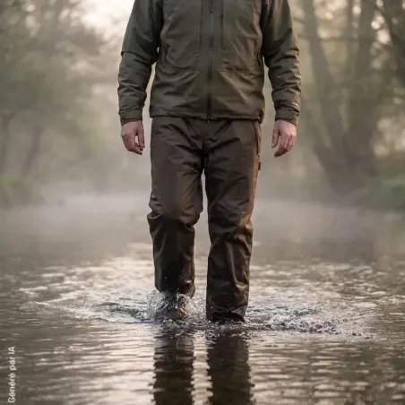 Cuissard Somlys marron anti-ronce et imperméable