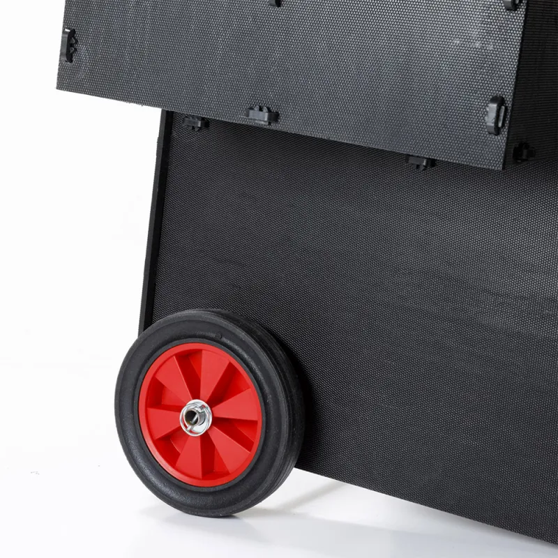 Kit 2 roulettes pour poulailler 5-9 poules en plastique