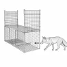 Piège à renard robuste 200x75x75cm mailles 5cm