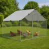 Enclos volailles 6m² - Toit étanche et cadre renforcé