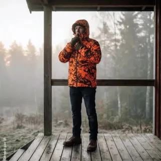 Veste Ridge Thermo camo orange - S à 5XL