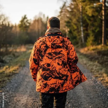 Veste Ridge Thermo camo orange - S à 5XL