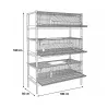 Kit 3 cages compactes pour cailles pondeuses 100x50x180cm