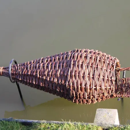 Supports acier pour panier de ponte - Lot de 2