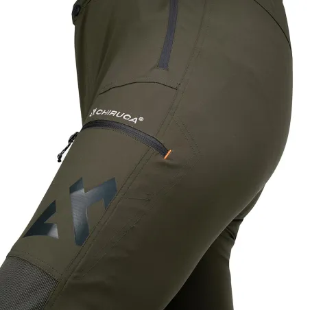 Pantalon Chiruca Lykos vert coupe-vent et déperlant