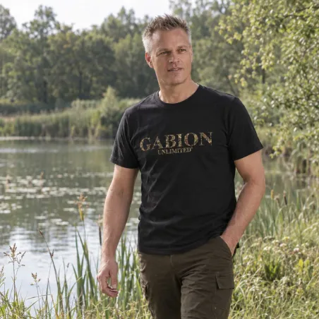 T-shirt noir tubulaire Baie Gabion Unlimited