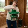 Mangeoire trémie 4 kg pour volailles - Pieds et couvercle