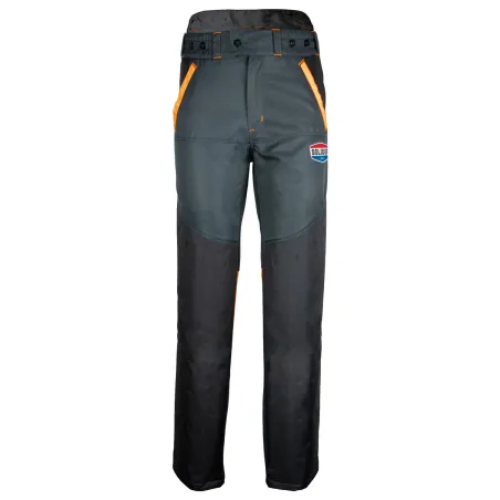 Pantalon débroussaillage ultra-résistant noir/orange