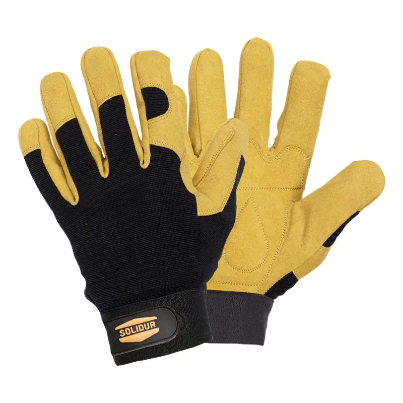 Gants Solidur Précision : paume renforcée, confort optimal