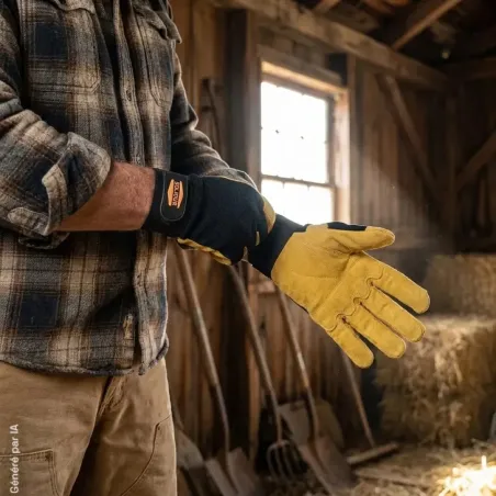 Gants Solidur Précision : paume renforcée, confort optimal