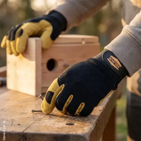 Gants Solidur Précision : paume renforcée, confort optimal