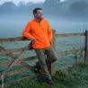 Veste polaire Deerhunter Atlas Light orange 200 g/m²