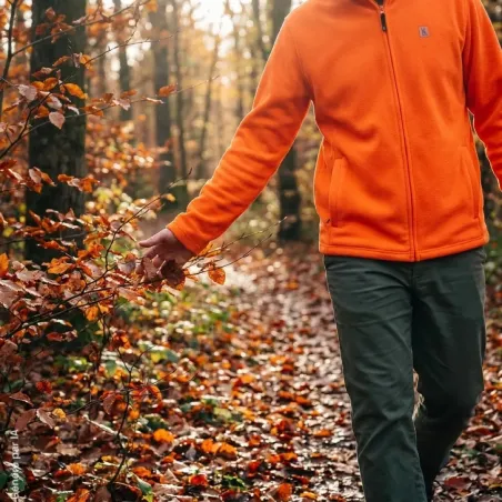 Veste polaire Deerhunter Atlas Light orange 200 g/m²