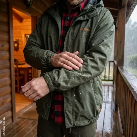 Blouson imperméable Chiruca Maraton kaki ripstop