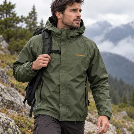Blouson imperméable Chiruca Maraton kaki ripstop