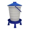 Abreuvoir 25L sur pieds bleu/blanc pour volailles