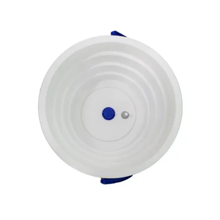 Abreuvoir 25L sur pieds bleu/blanc pour volailles