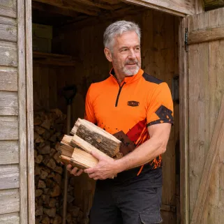 T-shirt orange haute visibilité - Sécurité et confort extérieur