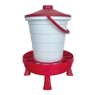 Mangeoire surélevée 20 kg pour volailles - Robuste et hygiénique