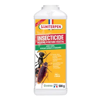 Poudre insecticide éco pyrèthre végétal 500g Saniterpen