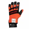 Gants Solidur orange anti-scies main gauche classe 1