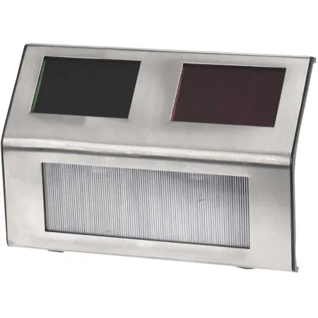 4 lampes solaires LED inox – Éclairage jardin éco-responsable