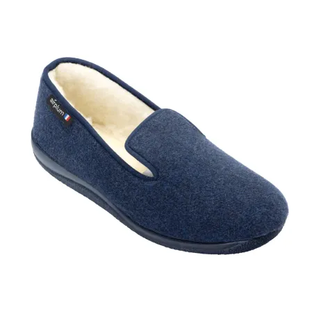 Chaussons homme Walas bleu marine - Confort mémoire forme