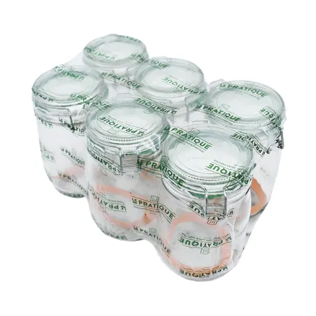 6 Bocaux 1L Ø85 mm + 10 Étiquettes - Conservation