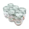 6 Bocaux 1L Ø85 mm + 10 Étiquettes - Conservation