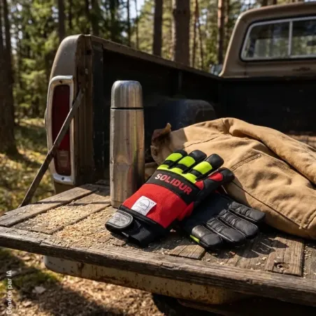 Gants Solidur Infinity protection scie à chaîne classe 1