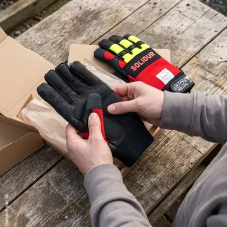 Gants Solidur Infinity protection scie à chaîne classe 1