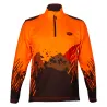 T-shirt orange haute visibilité manches longues - Norme EN 17353