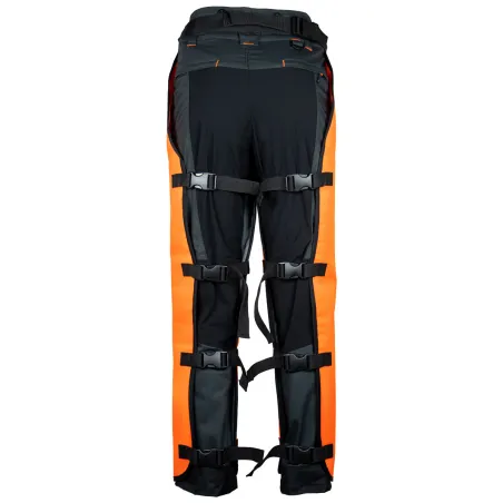 Jambières débroussaillage Solidur CHDE orange 80 cm