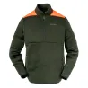 Pull Chiruca Circe orange/vert épaules renforcées