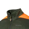 Pull Chiruca Circe orange/vert épaules renforcées