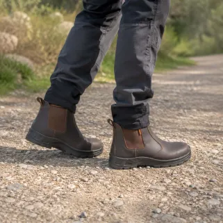 Chaussures travail Solidur Solden O6 SR LG FO zip