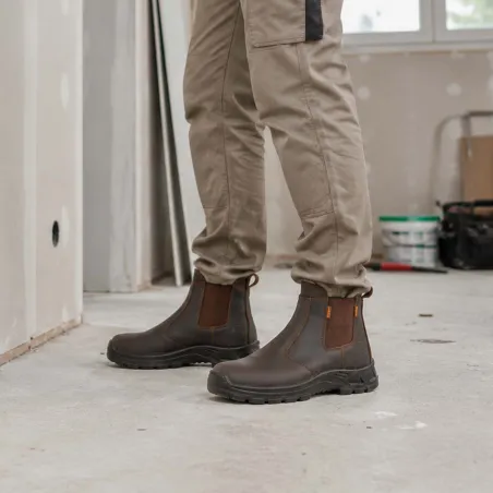 Chaussures travail Solidur Solden O6 SR LG FO zip