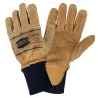 Gants en cuir Solidur renforcés pour travaux extérieurs