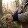 Gants en cuir Solidur renforcés pour travaux extérieurs