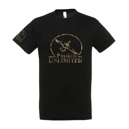 T-shirt Passion Unlimited noir Gabion