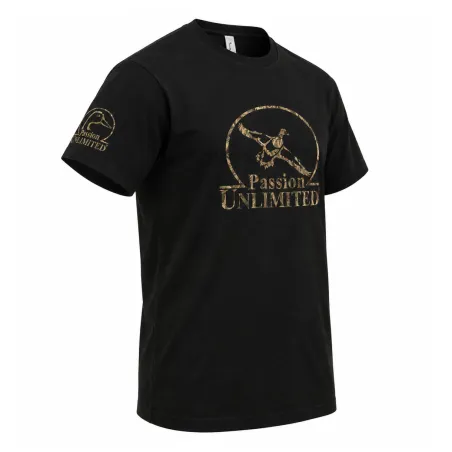 T-shirt Passion Unlimited noir Gabion