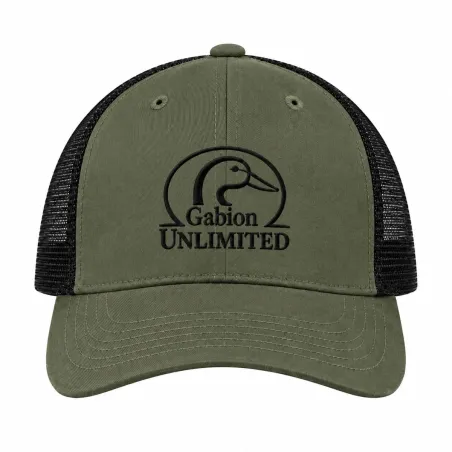 Casquette filet kaki/noir réglable Gabion Unlimited