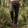 Ceinture Halifax orange toile polyester 120 cm