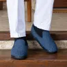 Chaussons homme Walas bleu marine - Confort mémoire forme