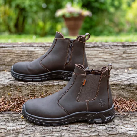 Chaussures travail Solidur Solden O6 SR LG FO zip